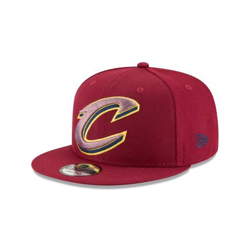 NBA Cleveland Cavaliers Squad Twist 9Fifty Snapback (BBS1797) - Red New Era Caps